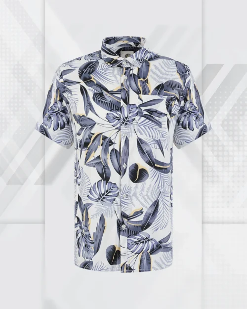 Trendy Hawaiian-Style Men's Short Sleeve Shirt